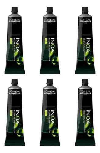 Tintura Loreal Inoa Sin Amoniaco Coloracion Profesional X6 Tono A Elección