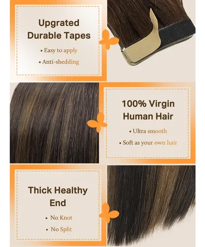 Extensiones De Cabello Con Cinta Remy 20 In Doores
