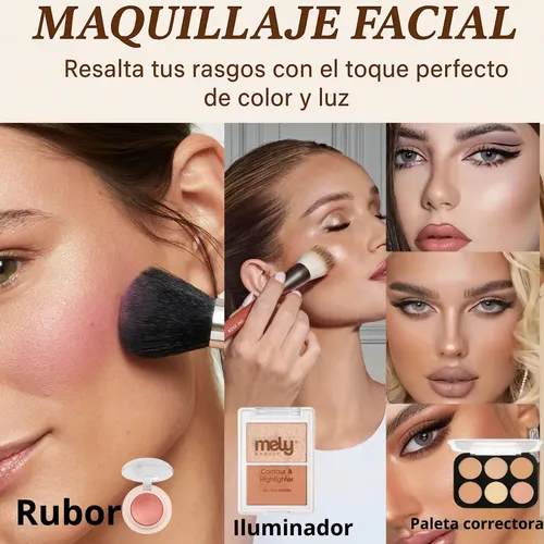 Ramo De Maquillaje Completo Profesional Ideal Regalo Navidad