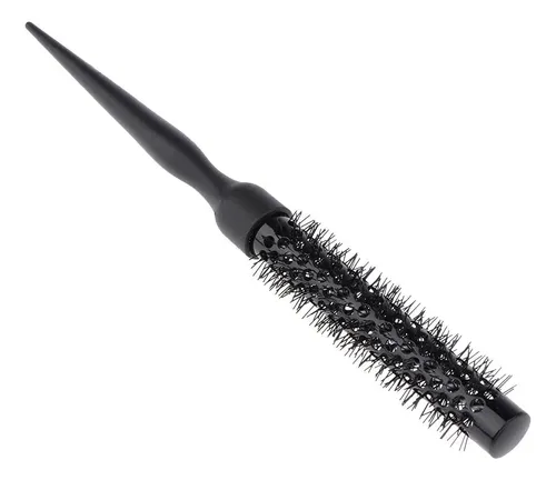 Cepillo Redondo De Nylon Para Alisar, Suavizar, Negro 1,5cm Negro