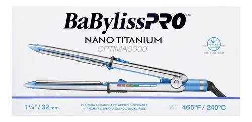 Planchita de pelo BaBylissPRO Nano Titanium Optima 3000 BABSS3000T turquesa