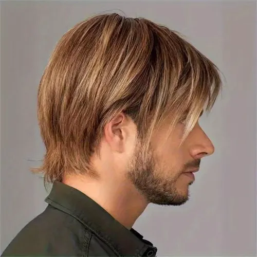 Peluca Corta En Picos Para Hombre 15 Cm