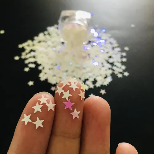 Set De Lentejuelas Para Decoración De Uñas Con Forma De Estr