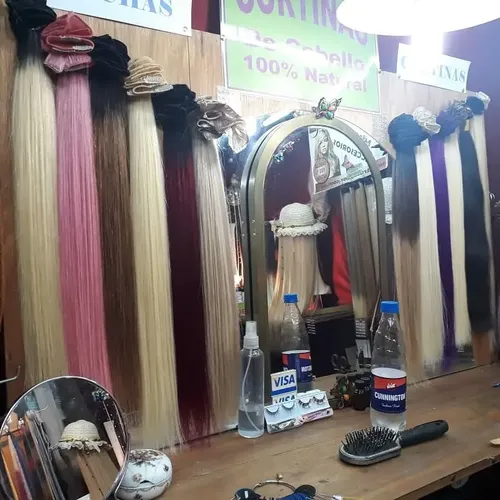 Cortinas De Cabello 100% Natural De 21 Cm De Ancho Y 60 Cm