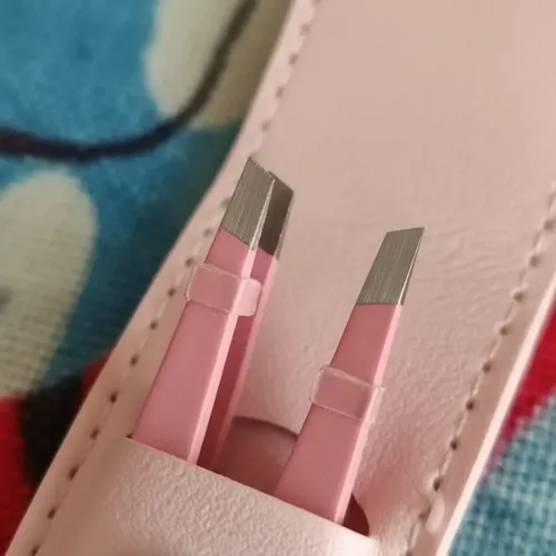 Pinzas Para Cejas De Alta Precisión Con Estuche