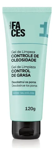 Jabon En Gel Limpiador Facial Natura Faces 120 Ml Normal Día/noche