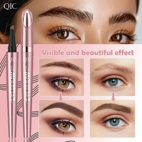 Lápiz Microblading Cejas Impermeable Marrón Oscuro