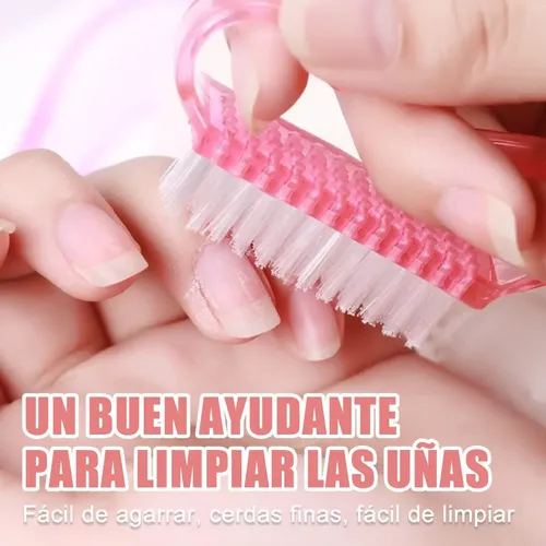 Kit 20 Limas Mini Esponja Para Uñas + 20 Cepillos
