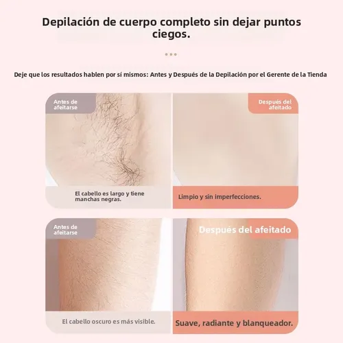 Depiladora Eléctrica Para Vello Axilar Pélvico Y Corporal