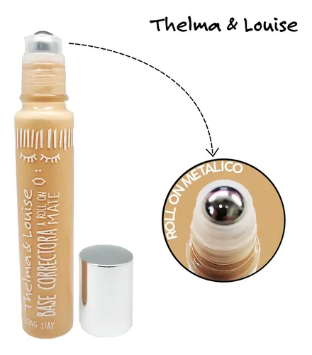 Base Correctora Mate Roll On Thelma Y Louise Tono Claro Ojeras 20mL