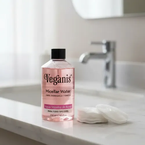 Veganis Agua Micelar De Rosas X 250 Ml Veganis