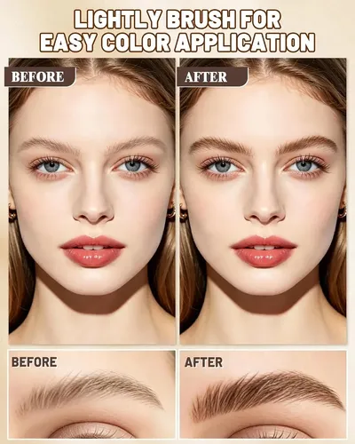 Tinte En Gel Para Cejas, Impermeable, Color Marrón Oscuro