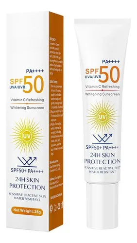 Protector Solar Facial Tintado Spf50+ Vitamina C/atefa