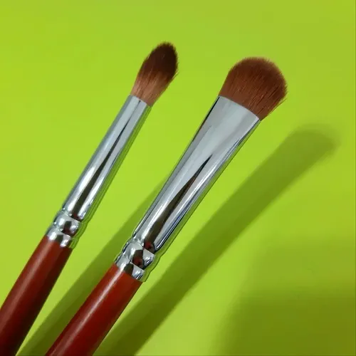 Set De 2 Pinceles Ojos: Aplicador Sombras Y Blender Esfumado