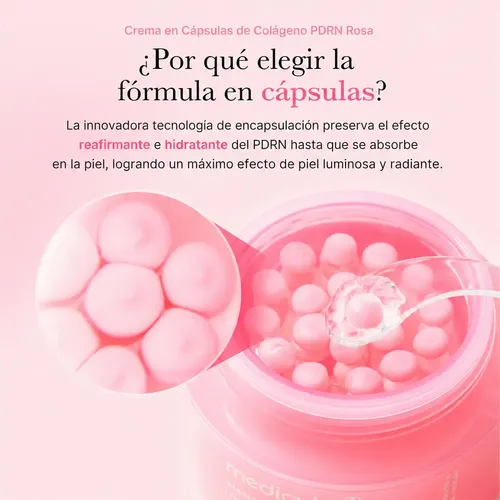 Medicube Salmon Dna Pdrn Pink Collagen Capsule Cream Coreano