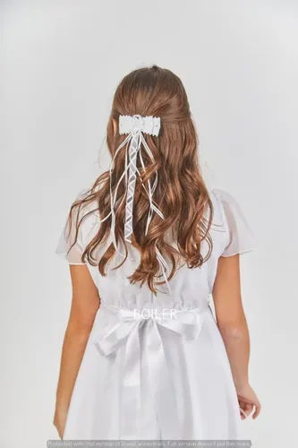 Moño Cabello Niña Comunión Cortejo Nena Accesorio Pelo