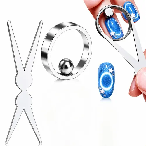 Imanes Para Esmalte Ojo De Gato Uñas X2