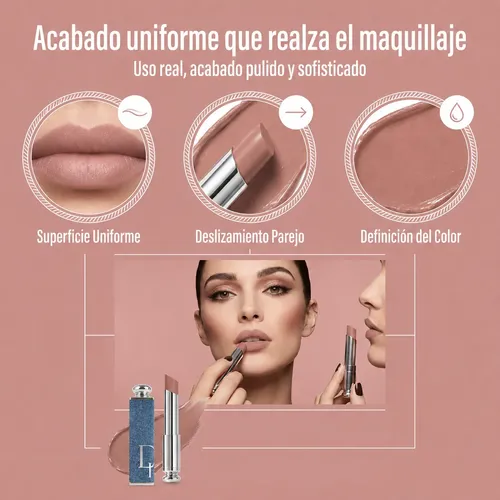 Debby Rose Labiales De Larga Duración Brillo Con Resplandor