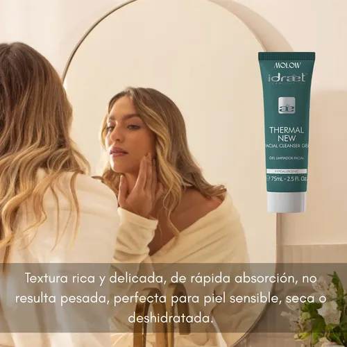 Gel Limpieza Thermal New Idraet Exceso Sebo Hidratante 75ml