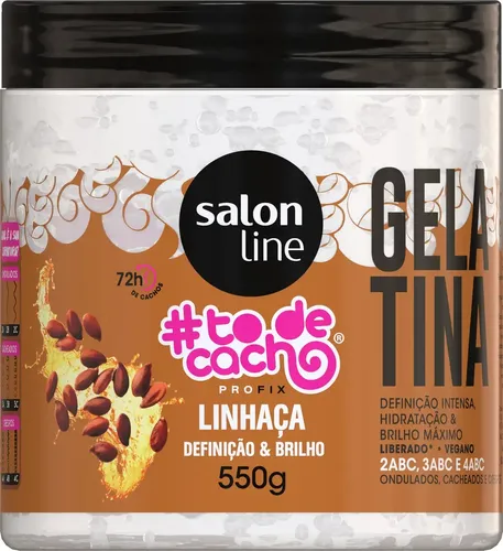 Salón Line To De Cacho Gelatina Linaza Definición Brillo 550