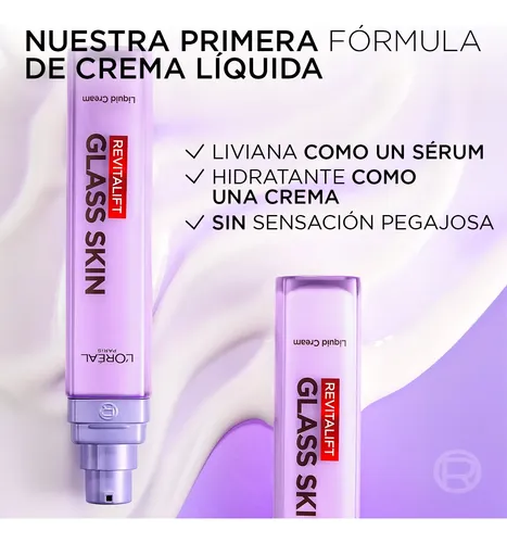 Crema Hidratante Loreal Paris Revitalift Glass Skin 50ml