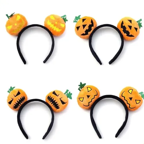 Pendientes Para El Pelo Con Forma De Calabaza Para Halloween