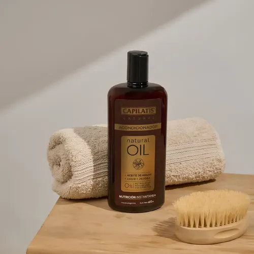 Shampoo + Balsamo Capilatis Natural Oil X 420 Ml