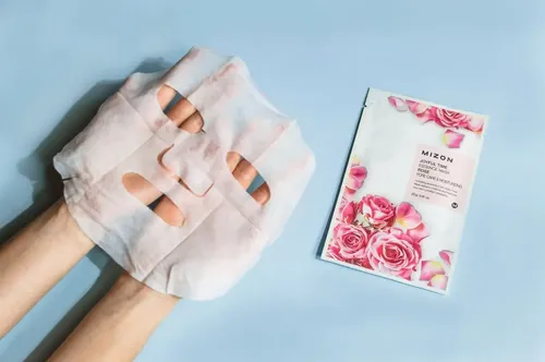 Mascarilla Facial Mizon Rosa X10 Minimiza Poros Hidratacion