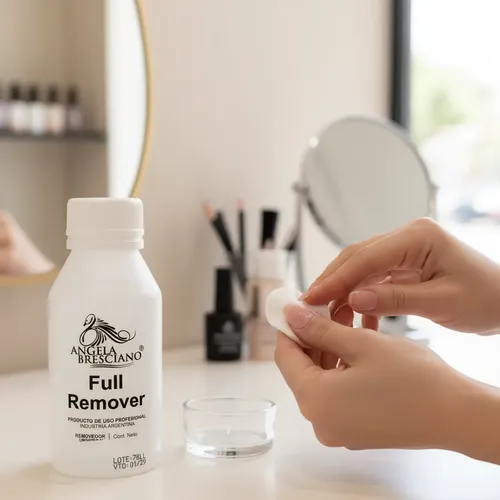 Removedor Para Uñas Esculpidas Semi Angela Bresciano 125ml
