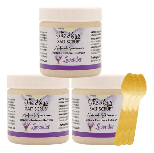 Exfoliante Corporal The Keys Sal Marina Lavanda 100 Ml Pack