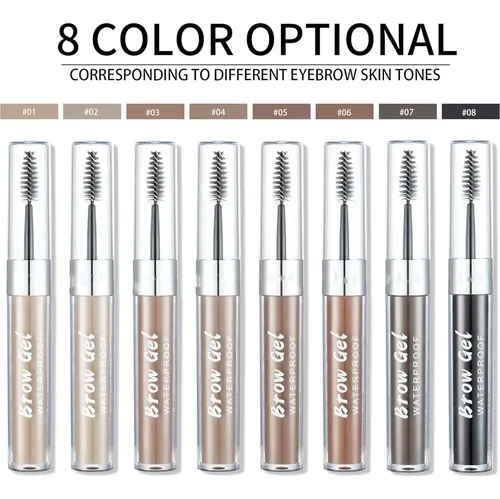 Gel Impermeable Para Cejas Maepeor 8 Tonos