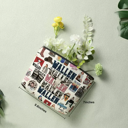 Bolsa De Maquillaje Inspirada En El Western, Regalo Para Ama