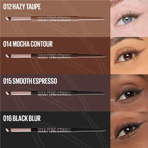 Delineador de Ojos Maybelline Sculpting Stix 2 en 1 Tono Hazy Taupe 012