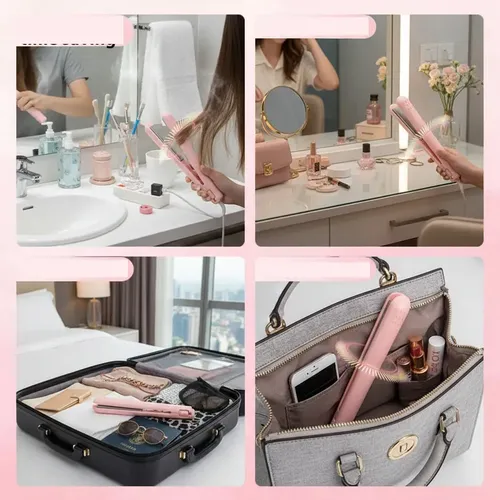 Rizador Y Plancha De Pelo Portátil Usb – Alisa Y Riza