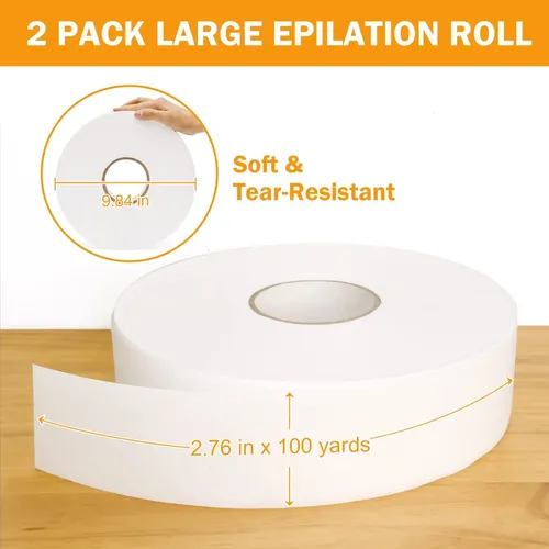 Rollo De Tiras De Cera Vumdua Para Depilación Corporal Y Fac