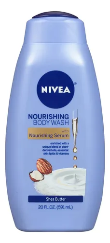 Gel De Baño Nivea Manteca De Karité Nutritiva De 600 Ml Con