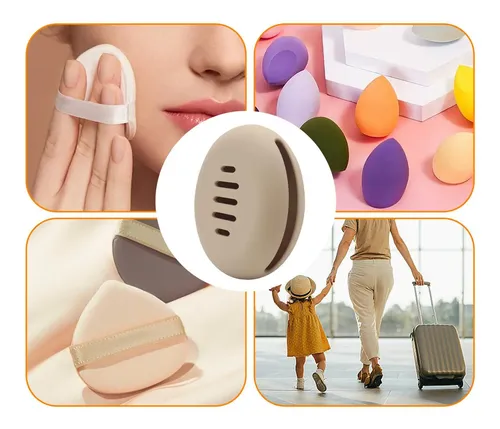 Adsoporte De Silicona Para Esponjas De Maquillaje Soporte Pa
