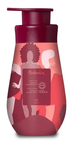 Crema Hidratante Corporal Cereza y Avellana 400ml Natura Tododia