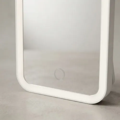 Espejo De Maquillaje Luz Led Touch Carga Usb