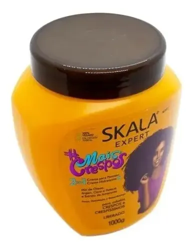 Skala Mais Crespos Máscara Vegana Crema Peinar Rulos 1kg