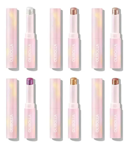 Olibolla Stick Crystal Sombra E Iluminador Glitter Crystal