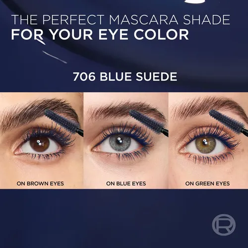 Máscara L’oreal Paris Voluminous Panorama, Gamuza Azul Azul