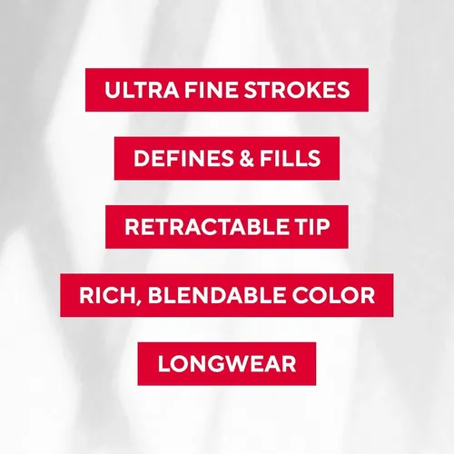 Lápiz De Cejas Mirabella Ultra Fino Resistente Agua Auburn