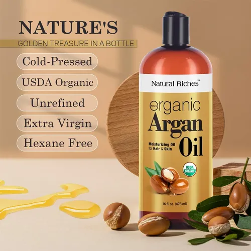 Aceite Capilar Natural Riches, Aceite De Argán Orgánico De M