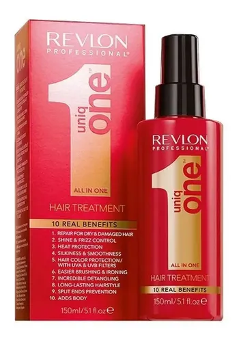 Tratamiento Revlon Uniq One 1 Brillo Antifrizz Sedosidad X 2
