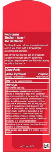Tratamiento Facial Am Para Acné 2.5% Neutrogena