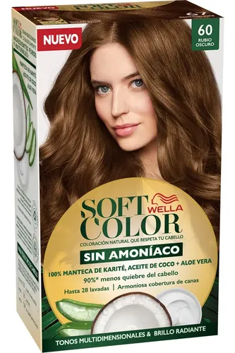 Wella Soft Color Kit Tintura Semipermanente 60 Rubio Oscuro