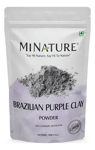 Polvo De Arcilla Púrpura Brasileña Mi Nature 100g
