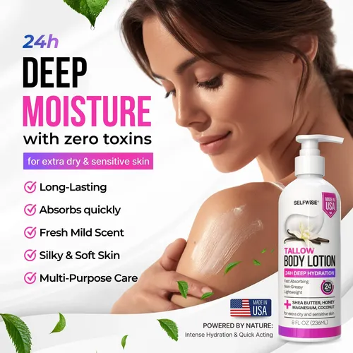 Loción Corporal Selfwise Sebo Y Manteca De Karité 236 Ml