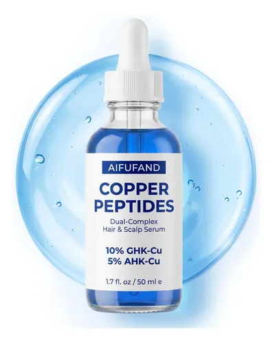 Serum Capilar Aifufand Ghk-cu Péptidos 50ml Hidratante